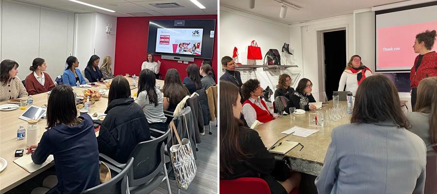 FIM students presentation in Paris